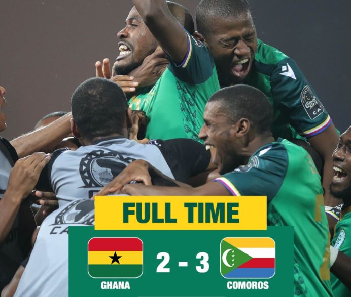 CAN 2021 : Battu par les Comores, le Ghana est éliminé !