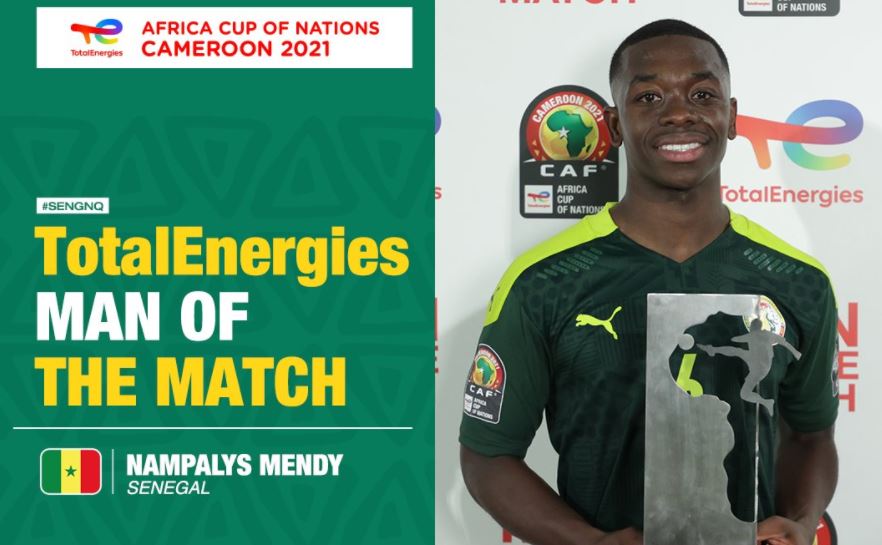 Sénégal – Guinée Equatoriale: Nampalys Mendy désigné Homme du match par la CAF