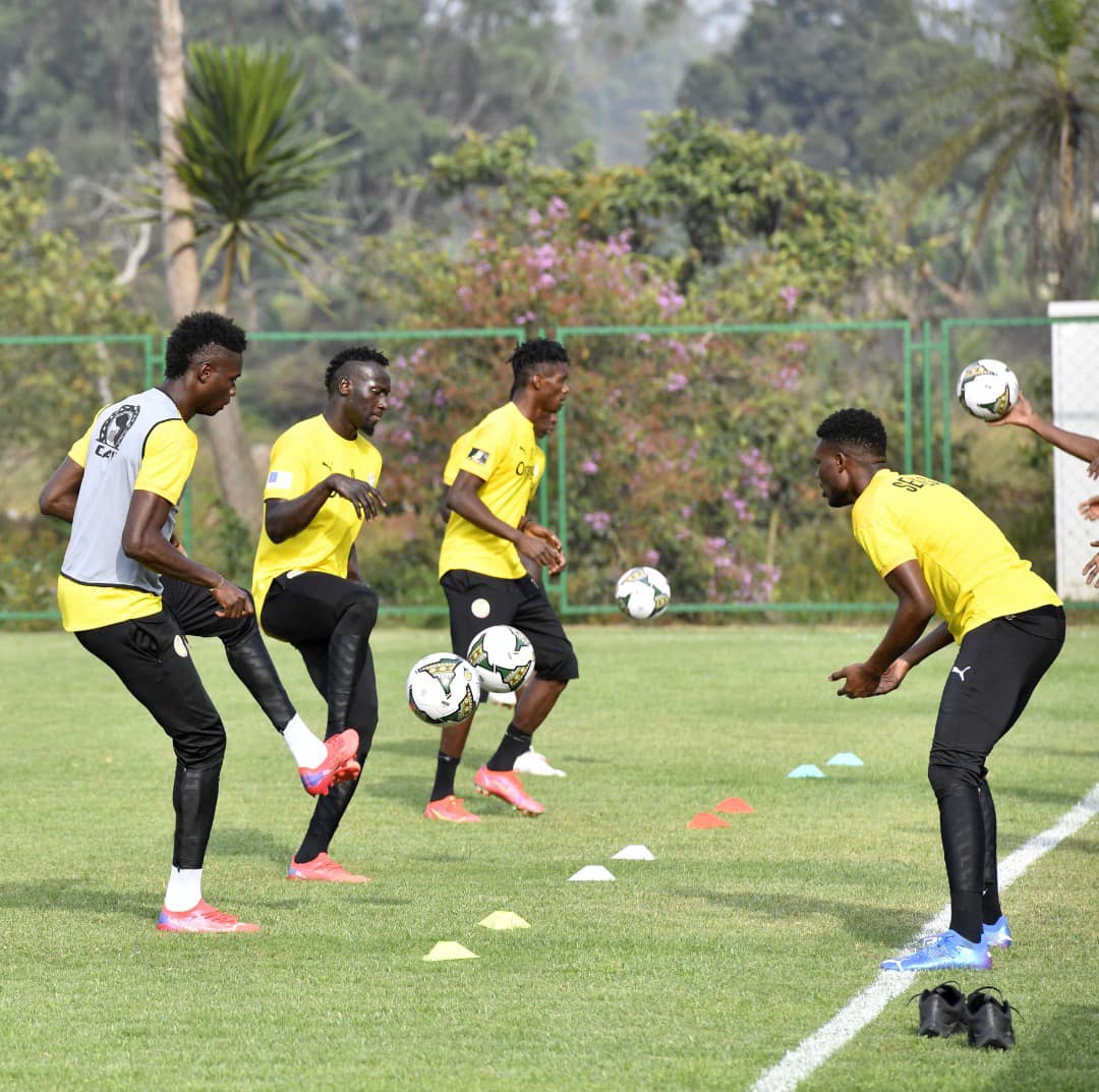 Can 2022 : Entraînement des Lions au lendemain de leur qualification pour les 8es de finale (Images)