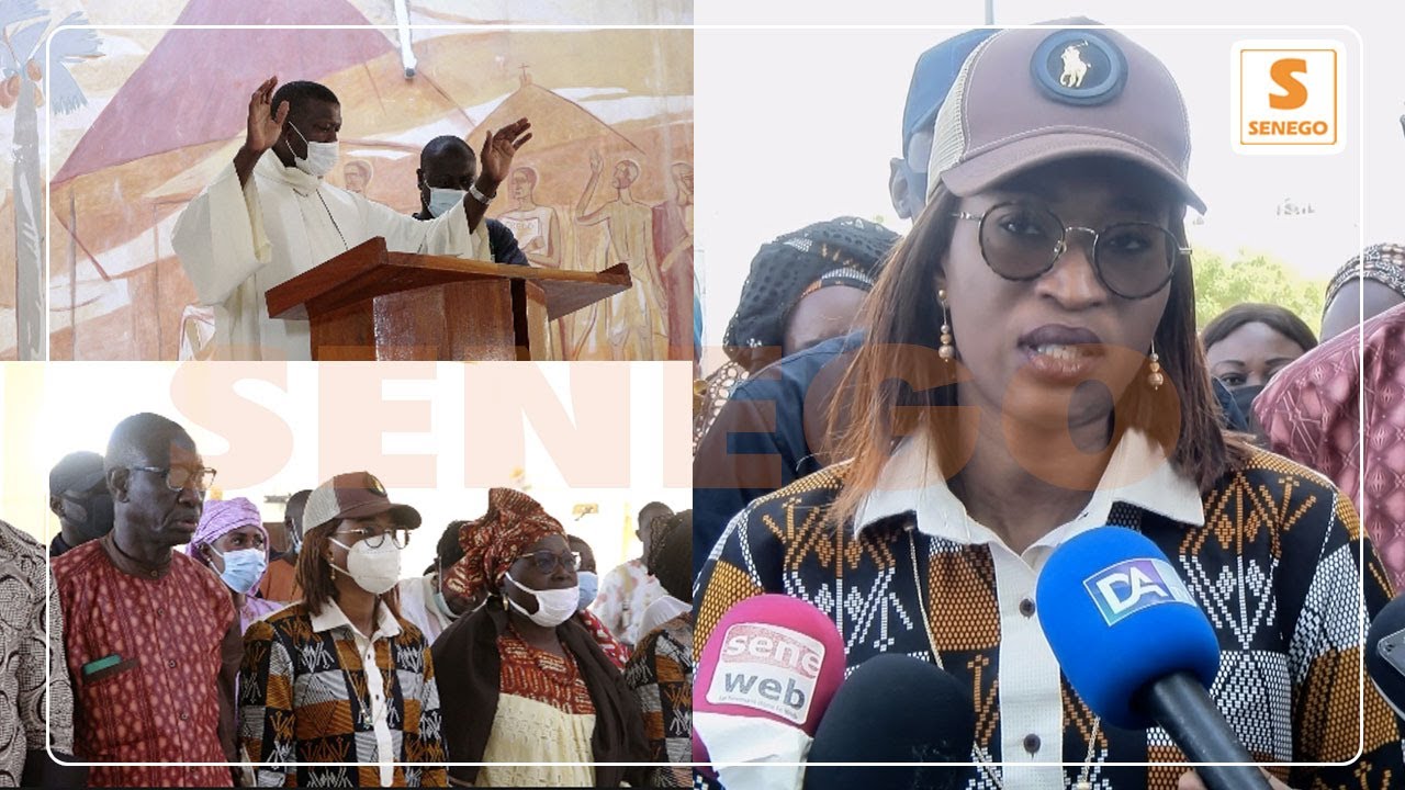 Locales à Sicap-liberté : Zahra Iyane Thiam reçoit les bénédictions de l’Eglise et prône la paix (Senego Tv)