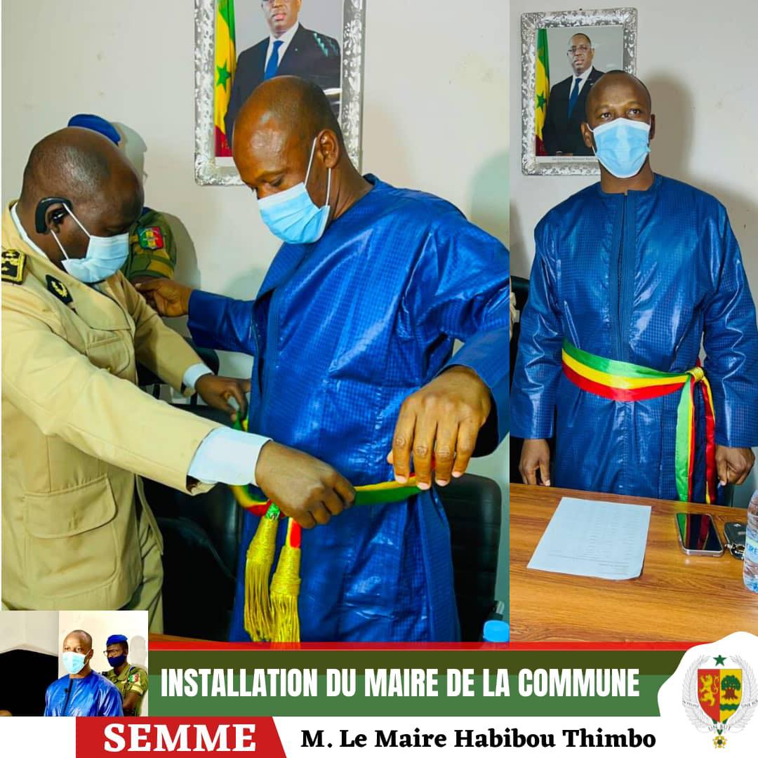 Commune de Semmé : Le nouvel édile Habibou Timbo installé ce mardi