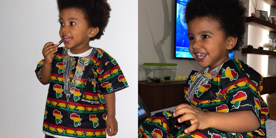 (04 photos) : Thiago, le fils de Diao Baldé en mode 12e Gaindé