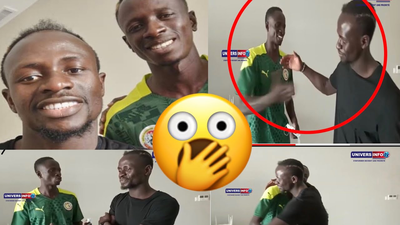Sadio Mané rencontre enfin son sosie qui a marché 460 km pour le féliciter