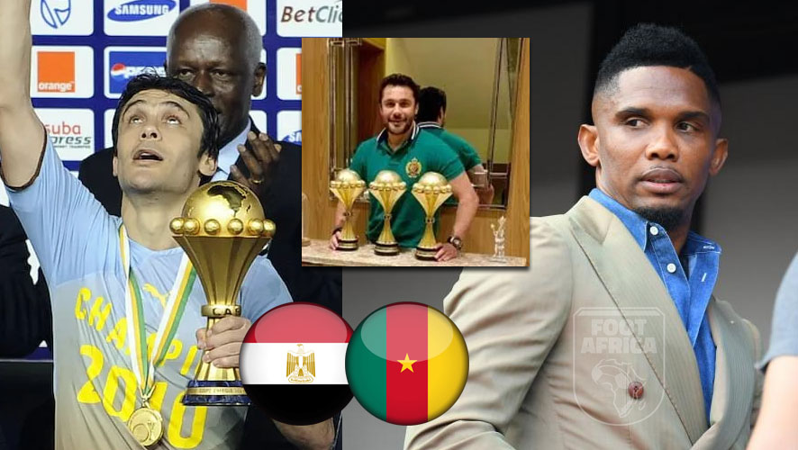 CAN 2021 – Civilités entre Lions et Pharaons : « Vous en rêvez de nos 7 Can », dit Ahmed Hassan à Eto&rsquo;o