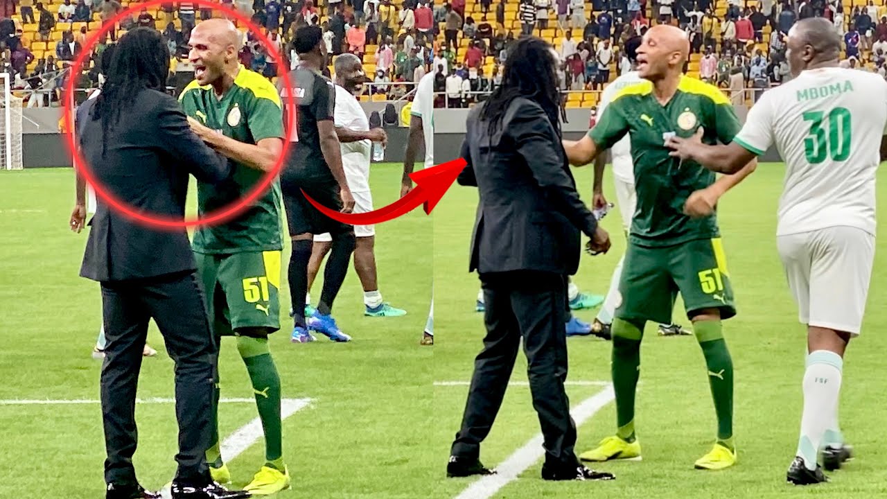 Inauguration du Stade Wade : Aliou Cissé refait ses rastas et apparaît très élégant en noir intégral