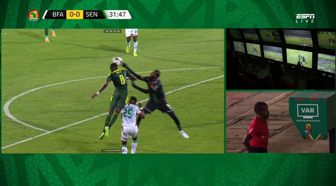 Les Etalons sauvés par la Var, Penalty annulé pour le Sénégal