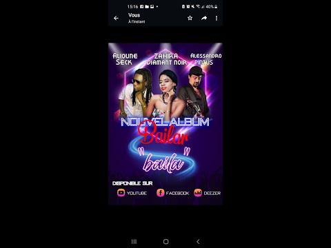 Clip officiel : Zaïrha Diamant Noir dévoile « Baila » en feat avec Alioune Seck et Alessandro Pintus (vidéo)