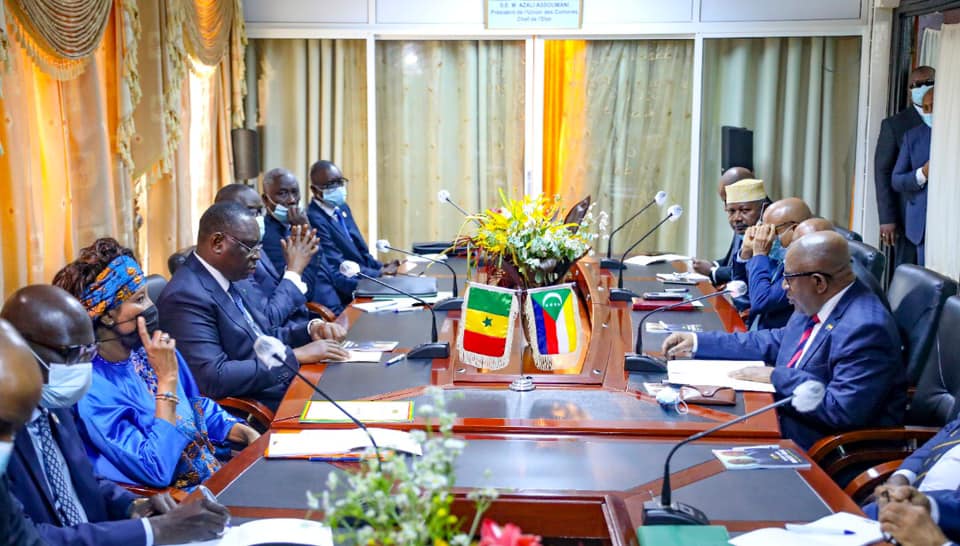 Visite officielle : le Président Macky Sall honoré aux Comores (Photos)