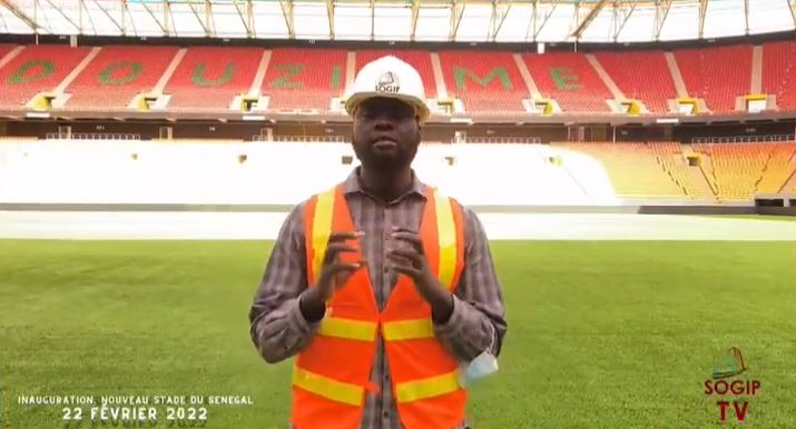 Stade du Sénégal: L’ingénieur chef des travaux explique les caractéristiques de la pelouse hybride