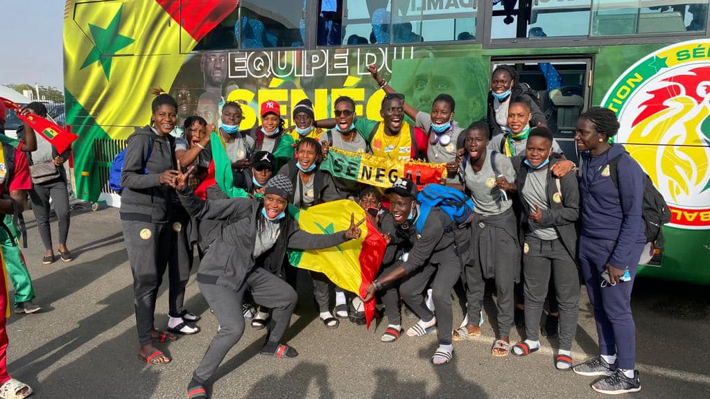 (Vidéo) Foot Féminin : Revivez le retour des Lionnes du Sénégal après leur qualification à la Can 2022