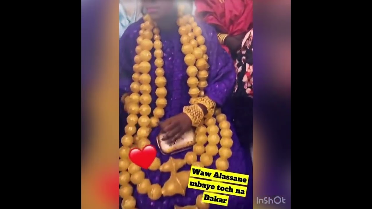 Incroyable ! La femme de Alassane Mbaye détrône Ngoye Fall. Regardez ses bijoux en or