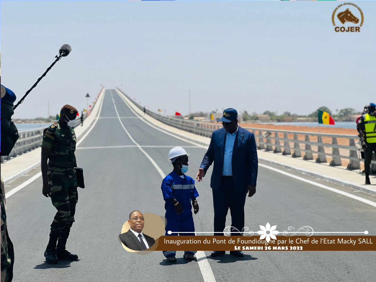 Pont de Foundiougne : Macky Sall annonce la baisse des tarifs du péage