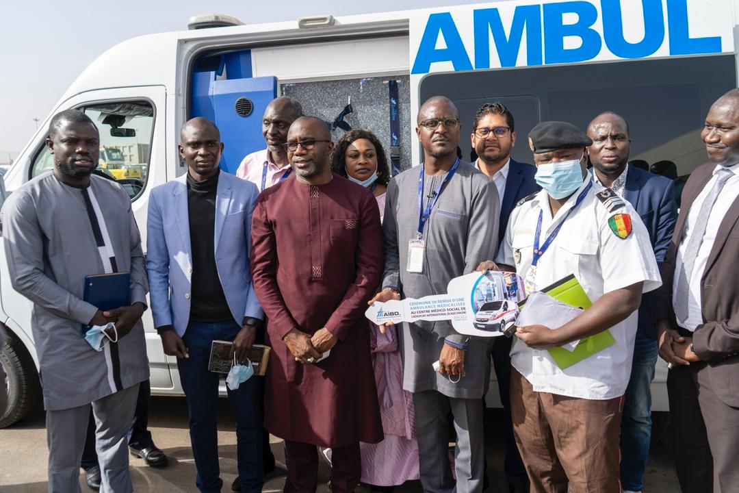 L’Aibd dote le Contrôle sanitaire aux frontières d’une ambulance (Photos)
