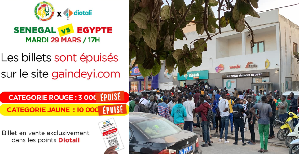 Sénégal – Egypte / Les billets d’entrées : Pénurie, polémique et un marché noir en forte démonstration !