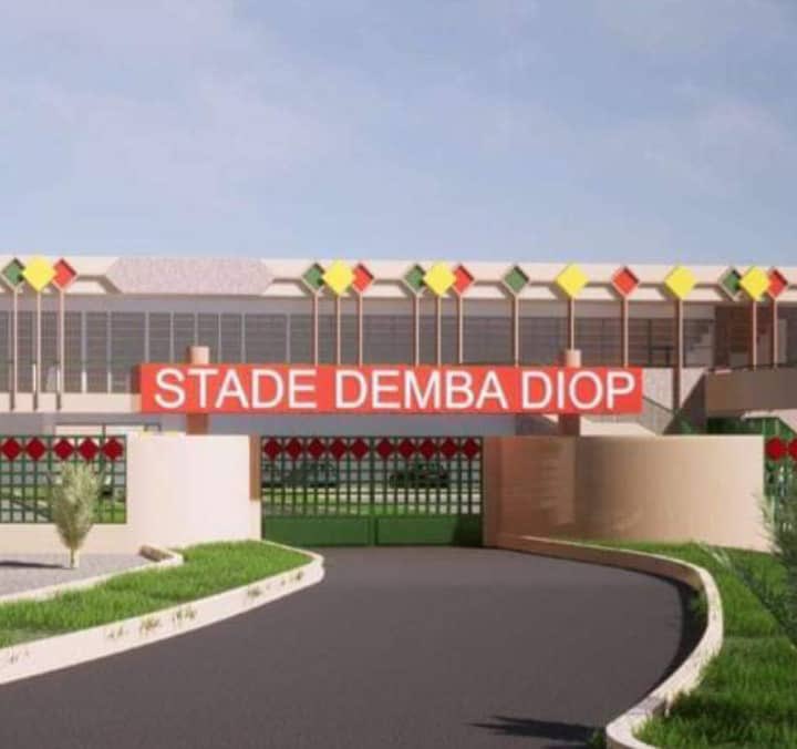 Foot : Découvrez la maquette du projet de réhabilitation du stade Demba Diop (04 Photos)