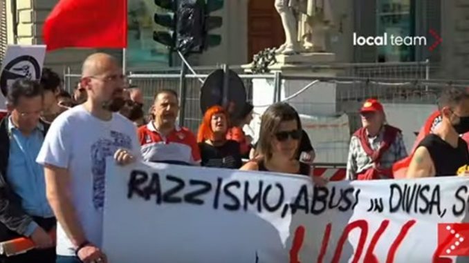 Italie : Marches pour le Sénégalais battu et soutien aux policiers  »racistes » 