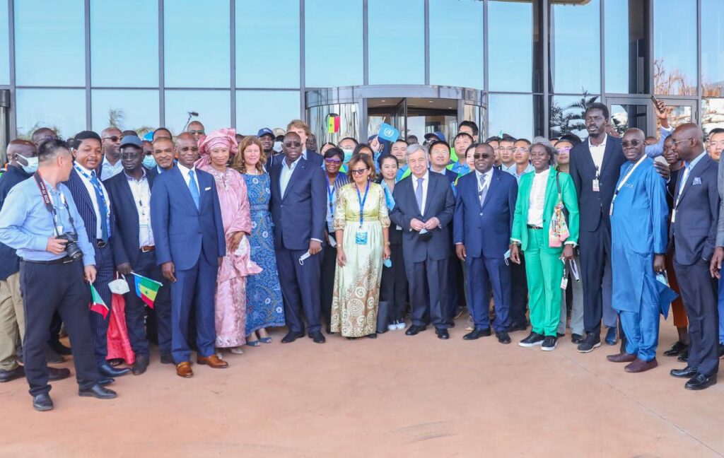 Diamniadio : Macky Sall et António Guterres ont visité le nouveau siège des Nations unies pour l’Afrique de l’Ouest (Photos)