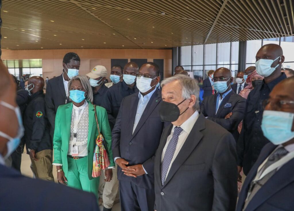 Diamniadio : Macky Sall et António Guterres ont visité le nouveau siège des Nations unies pour l’Afrique de l’Ouest (Photos)
