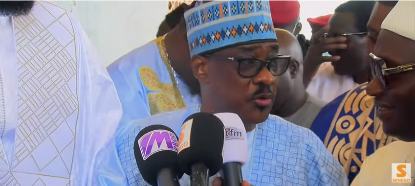 Korité 2022 : Discours de Madické Niang après la prière à la mosquée Massalikul Djinane (Senego Tv)