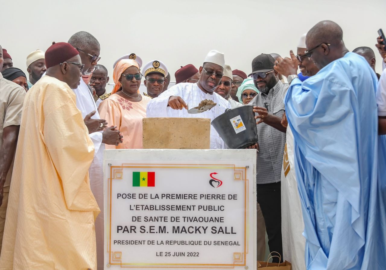 Tivaouane: Macky Sall lance les travaux de l’hôpital El Hadj Malick Sy