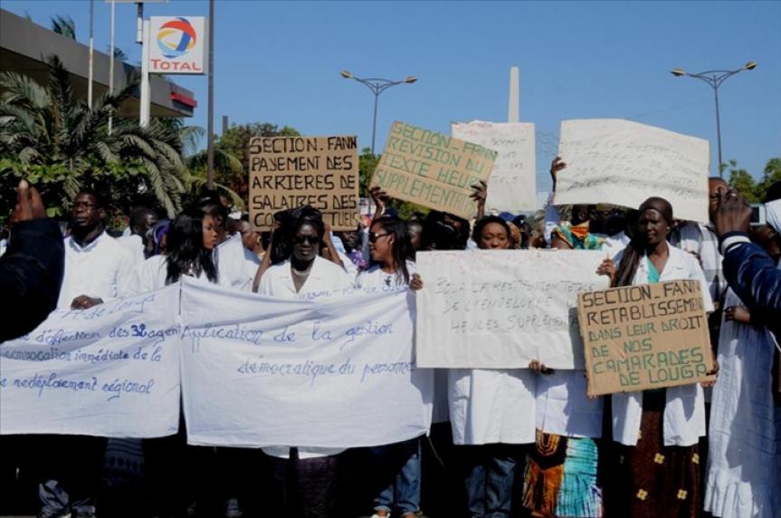 Santé : Grève générale de la F2S ce 22 juin suivie d’une marche nationale le 29