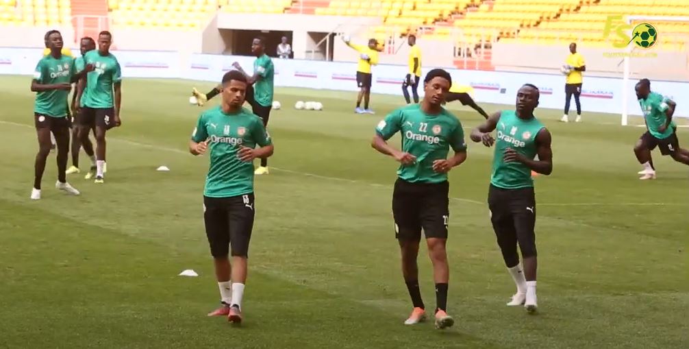 Sénégal-Bénin : Le dernier galop d’entrainement des Lions (vidéo)