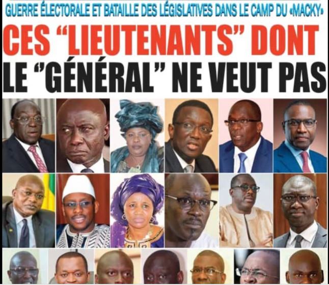 Une des journaux du mercredi 01 juin 2022