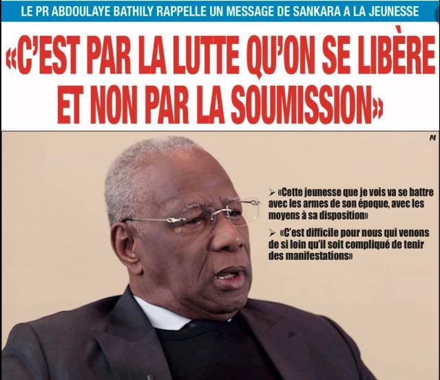 Une des journaux du lundi 20 juin 2022