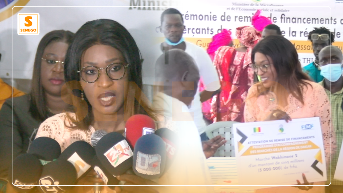 Refinancement : Le marché Sandika doté de 14 millions de la part du ministère de la microfinance (Senego-TV)