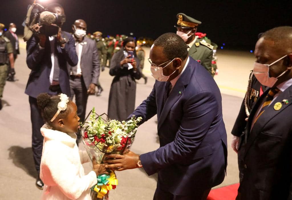 Réunion de l’Union africaine: Les images de l’arrivée de Macky Sall en Zambie