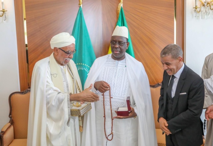 Le Khalif Cheikh Sidi Ali Bel Arabi reçu au palais par le Chef de l’Etat 