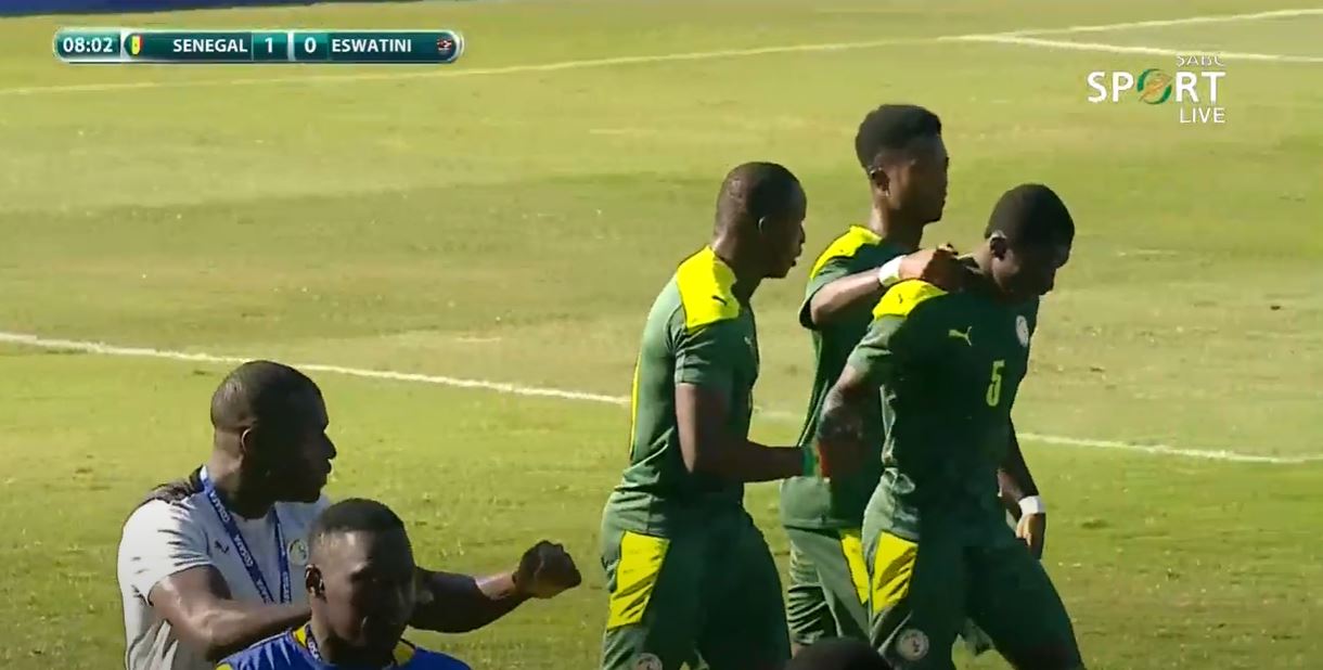 (Vidéo) Coupe COSAFA: Le Sénégal ouvre le score sur un magnifique coup franc de Lamine Camara, Regardez !