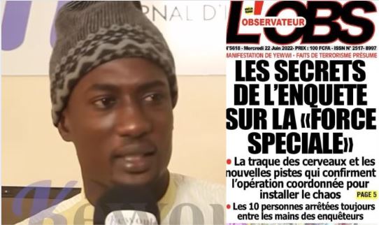 L’un des 13 présumés de «Force spéciale» démonte L’Obs : « Les autorités instrumentalisent le journal de Youssou Ndour… »