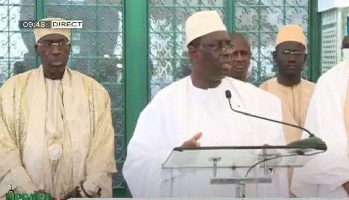 Macky Sall : « Nous devons continuer à vivre dans la diversité et dans l’unité…La violence doit être bannie »
