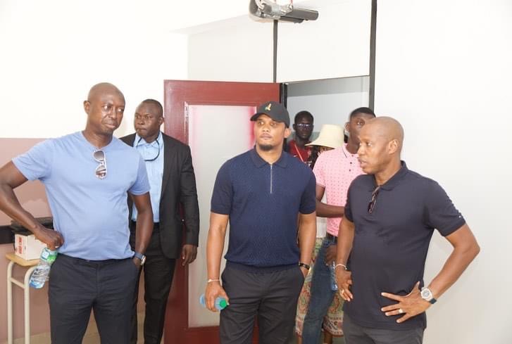 Sénégal: Samuel Eto’o rend visite à l’Académie Génération Foot (Photos)