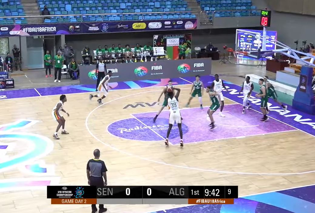Afrobasket U18 masculin: Suivez en direct le match Sénégal vs Algérie