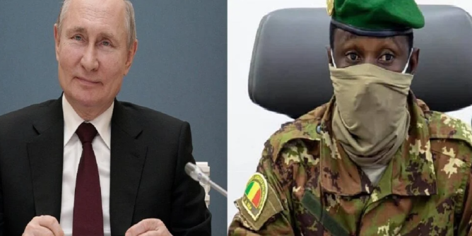 Mali/Russie : Assimi Goïta s’entretient avec Vladimir Poutine de la coopération bilatérale