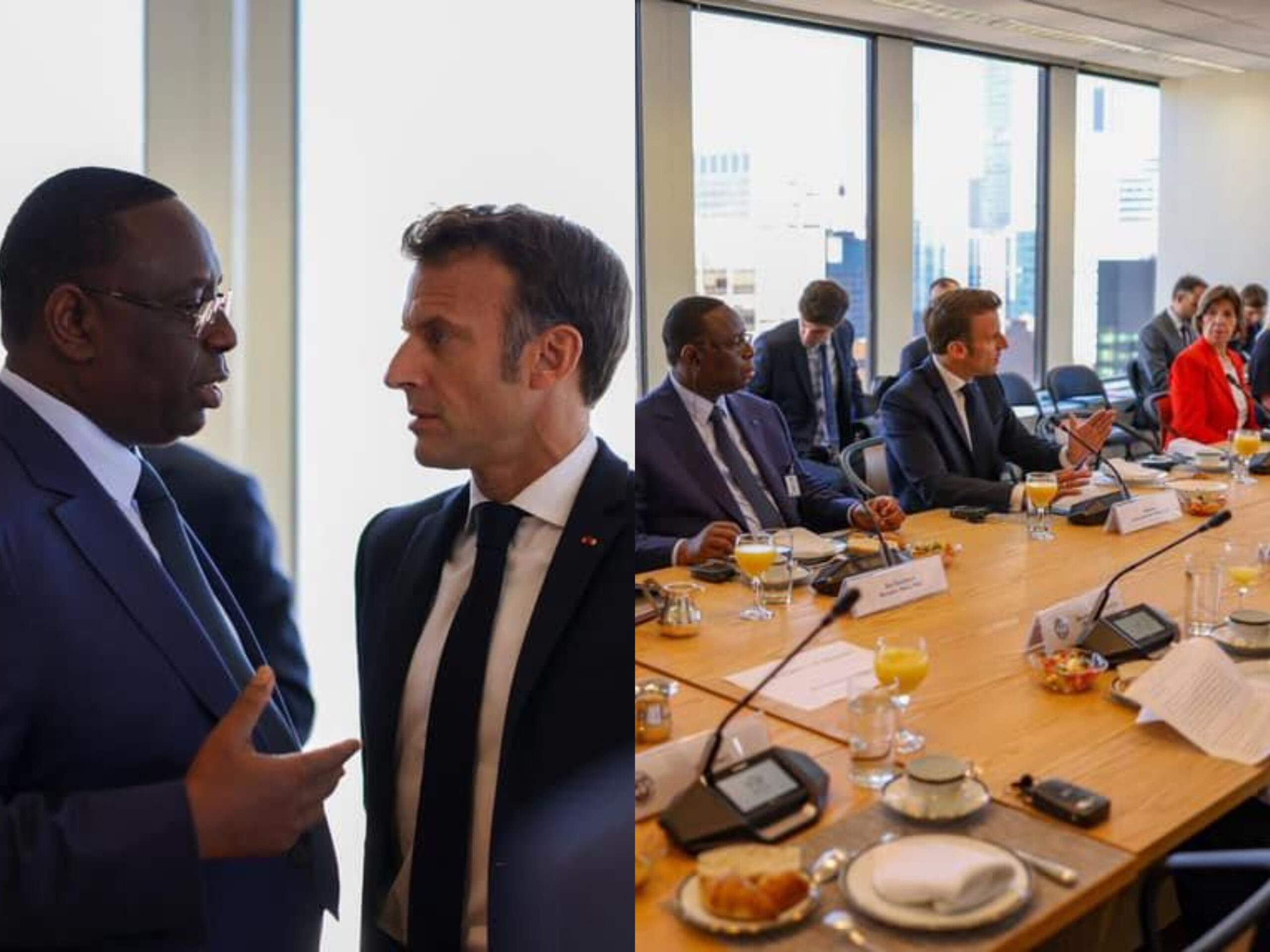 New York : Les engagements de Macky et Macron contre la crise alimentaire en Afrique