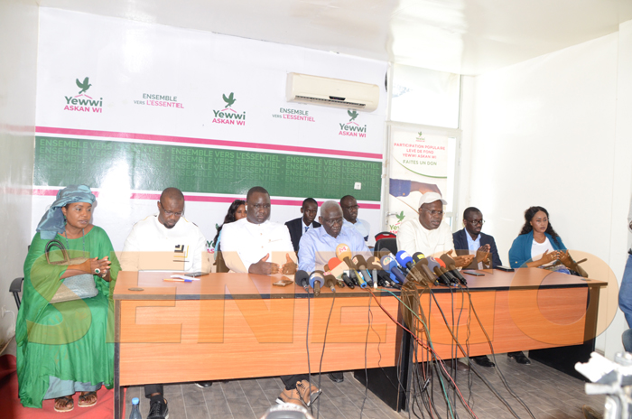 Les leaders de Yewwi Askan Wi annoncent une conférence de presse Les leaders de Yewwi Askan Wi annoncent une conférence de presse