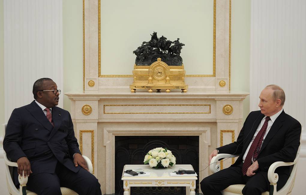 Presidents of Russia and Guinea-Bissau meet for talks