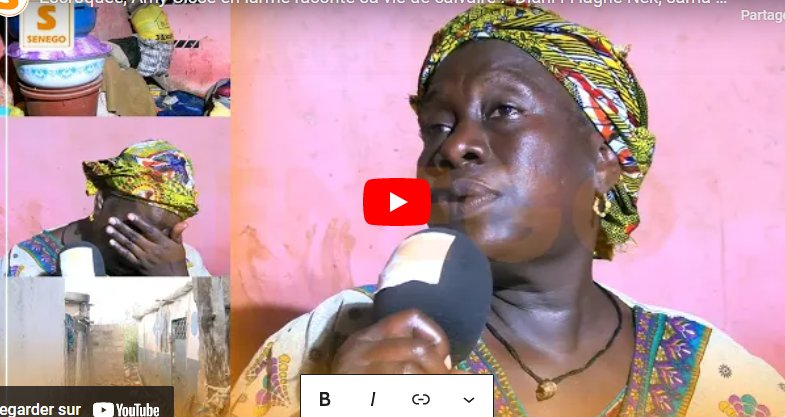 Amy Cissé appelle à l’aide : « Dagnouma Diaye Dolé, yobe sama khaliss » (Senego tv)