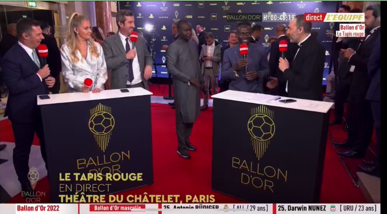 Cérémonie du Ballon d’Or: Snobé par Sadio Mané, Obraniak préfère en rire ! (Vidéo)