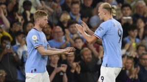 Premier league : Man City s’impose dans le derby face à Man United, triplé de Haland et Foden