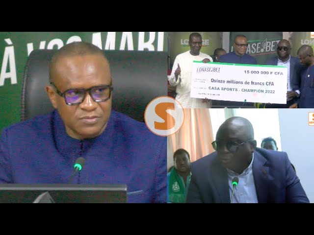 LONASE : 15 millions de F Cfa pour le Casa Sport, champion du Sénégal (Senego TV)