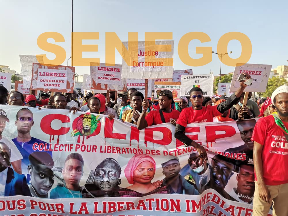 Place Nation-Bceao Une grande mobilisation pour la libération des « détenus Politiques »(Photos)