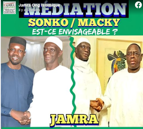 Macky Sall et Ousmane Sonko : Jamra sera-t-elle médiatrice ?