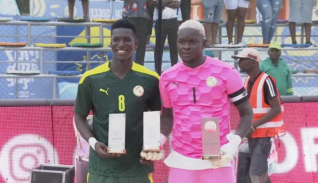 Can Beach Soccer 2022: Meilleur gardien, meilleur joueur, meilleur buteur, le Sénégal rafle tout !