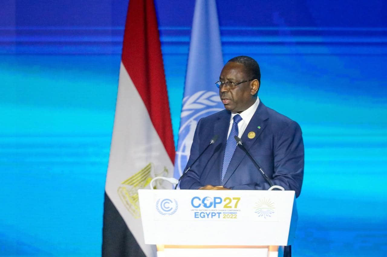 COP 27 : Macky Sall pour une participation responsable au sauvetage de la planète