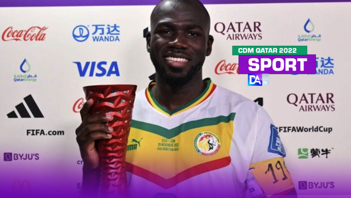 Sénégal vs Equateur: Kalidou Koulibaly va offrir son « trophée Homme du match » à la famille de Pape Bouba Diop