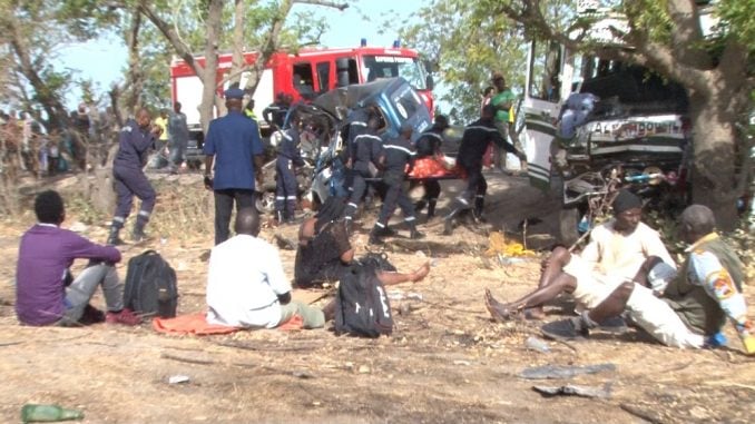 21 morts et 2O blessés dans un accident à Sakal (Vidéo)